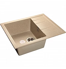 Кухонная мойка GranFest Quadro GF-Q650L Песочная