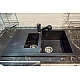 Приобрести Кухонная мойка GranFest Quadro GF-Q775KL Черная в магазине сантехники Santeh-Crystal.ru