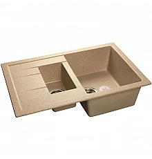 Кухонная мойка GranFest Quadro GF-Q775KL Песочная