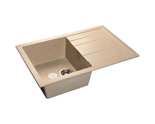 Купить Кухонная мойка GranFest Quadro GF-Q780L Песочная в магазине сантехники Santeh-Crystal.ru