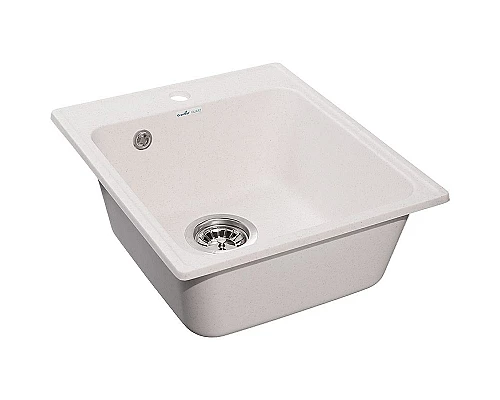 Заказать Кухонная мойка GranFest Quarz GF-Z17 Белая в магазине сантехники Santeh-Crystal.ru