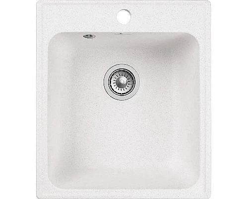 Заказать Кухонная мойка GranFest Quarz GF-Z17 Белая в магазине сантехники Santeh-Crystal.ru