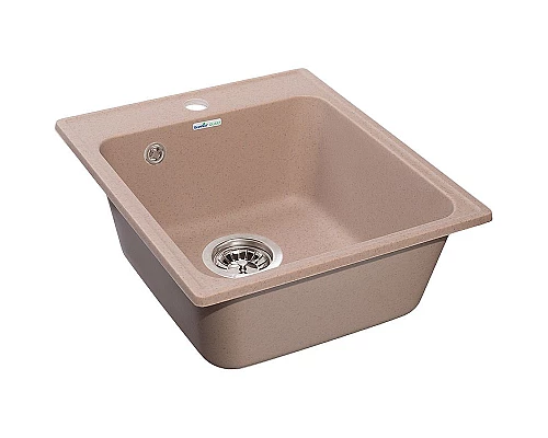 Купить Кухонная мойка GranFest Quarz GF-Z17 Песочная в магазине сантехники Santeh-Crystal.ru