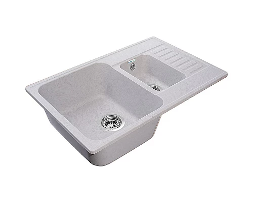 Приобрести Кухонная мойка GranFest Quarz GF-Z21K Серая в магазине сантехники Santeh-Crystal.ru