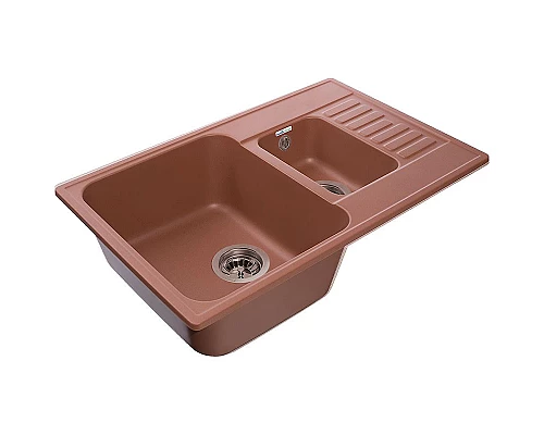 Приобрести Кухонная мойка GranFest Quarz GF-Z21K Терракот в магазине сантехники Santeh-Crystal.ru