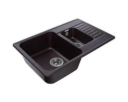 Приобрести Кухонная мойка GranFest Quarz GF-Z21K Черная в магазине сантехники Santeh-Crystal.ru