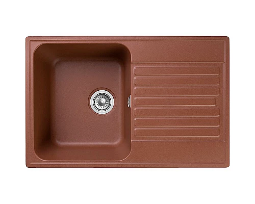Приобрести Кухонная мойка GranFest Quarz GF-Z78 Терракот в магазине сантехники Santeh-Crystal.ru