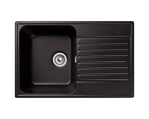 Приобрести Кухонная мойка GranFest Quarz GF-Z78 Черная в магазине сантехники Santeh-Crystal.ru