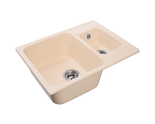 Заказать Кухонная мойка GranFest Quarz GF-Z09 Бежевая в магазине сантехники Santeh-Crystal.ru