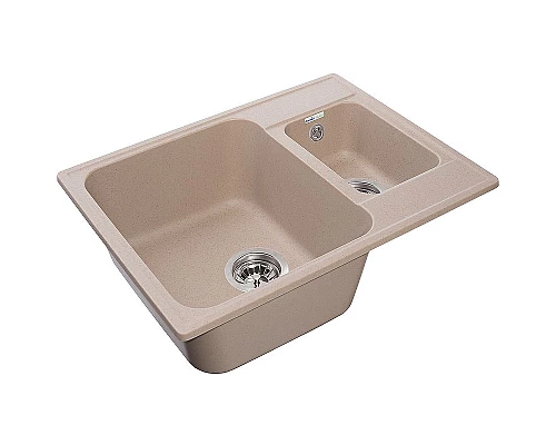 Купить Кухонная мойка GranFest Quarz GF-Z09 Песочная в магазине сантехники Santeh-Crystal.ru