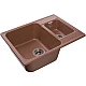 Приобрести Кухонная мойка GranFest Quarz GF-Z09 Терракот в магазине сантехники Santeh-Crystal.ru