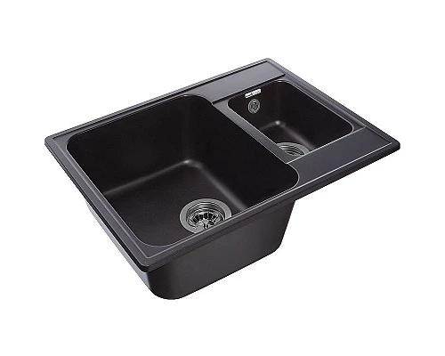 Приобрести Кухонная мойка GranFest Quarz GF-Z09 Черная в магазине сантехники Santeh-Crystal.ru