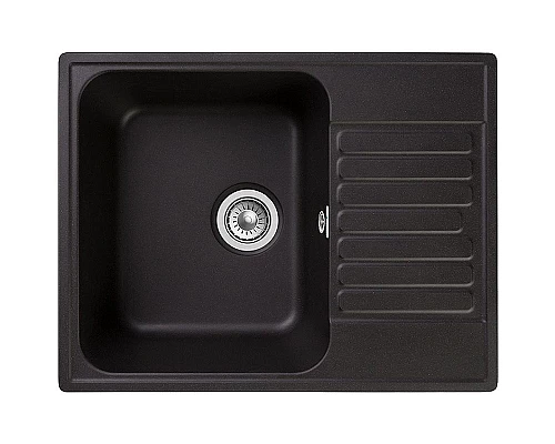Купить Кухонная мойка GranFest Quarz GF-Z13 Черная в магазине сантехники Santeh-Crystal.ru