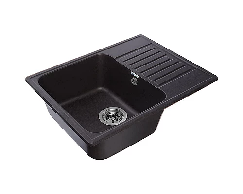 Купить Кухонная мойка GranFest Quarz GF-Z13 Черная в магазине сантехники Santeh-Crystal.ru