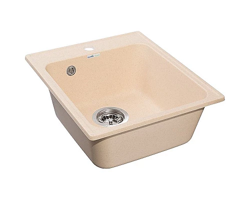 Приобрести Кухонная мойка GranFest Quarz GF-Z17 Бежевая в магазине сантехники Santeh-Crystal.ru