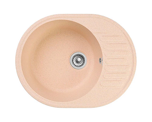 Приобрести Кухонная мойка GranFest Quarz GF-Z58 Бежевая в магазине сантехники Santeh-Crystal.ru