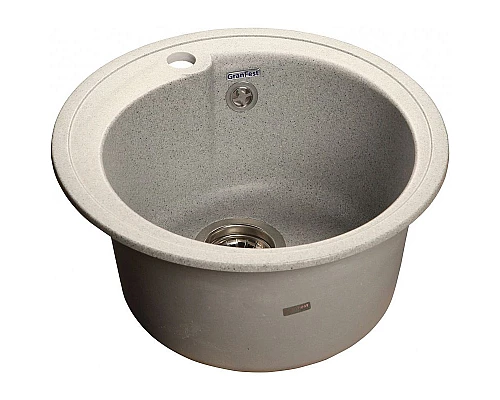 Приобрести Кухонная мойка GranFest Rondo GF-R450 Серая в магазине сантехники Santeh-Crystal.ru