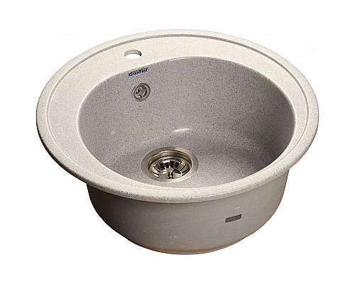 Купить Кухонная мойка GranFest Rondo GF-R510 Серая в магазине сантехники Santeh-Crystal.ru