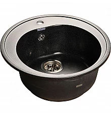 Кухонная мойка GranFest Rondo GF-R510 Черная