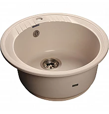 Кухонная мойка GranFest Rondo GF-R520 Белая
