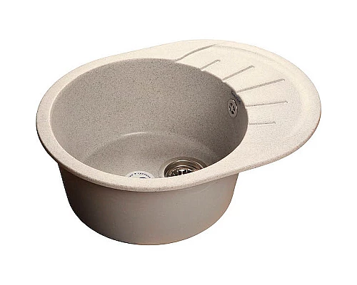 Заказать Кухонная мойка GranFest Rondo GF-R580L Серая в магазине сантехники Santeh-Crystal.ru