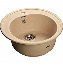 Кухонная мойка GranFest Rondo GF-R510 Бежевая