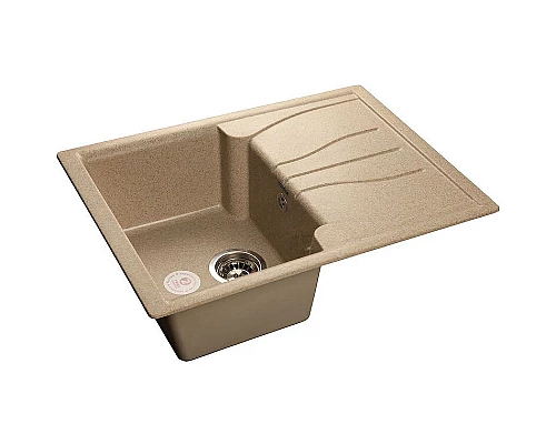 Приобрести Кухонная мойка GranFest Standart GF-S680L Песочная в магазине сантехники Santeh-Crystal.ru