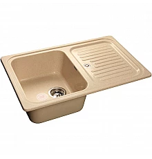 Кухонная мойка GranFest Standart GF-S780L Бежевая