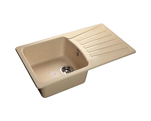 Приобрести Кухонная мойка GranFest Standart GF-S850L Бежевая в магазине сантехники Santeh-Crystal.ru