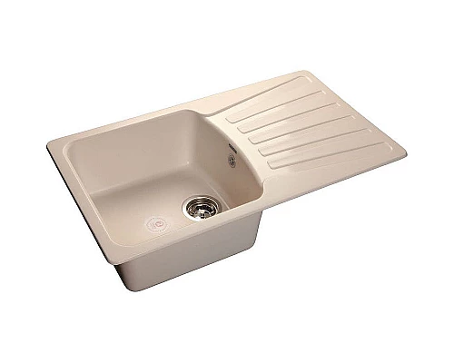 Заказать Кухонная мойка GranFest Standart GF-S850L Белая в магазине сантехники Santeh-Crystal.ru