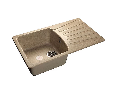 Купить Кухонная мойка GranFest Standart GF-S850L Песочная в магазине сантехники Santeh-Crystal.ru