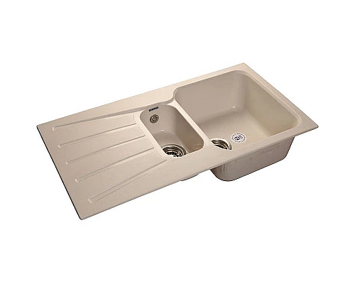 Купить Кухонная мойка GranFest Standart GF-S940KL Белая в магазине сантехники Santeh-Crystal.ru