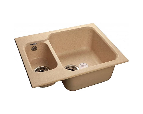 Приобрести Кухонная мойка GranFest Standart GF-S615K Бежевая в магазине сантехники Santeh-Crystal.ru