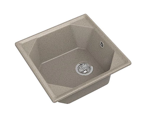 Приобрести Кухонная мойка GranFest Unique GF-U-500 Песочная в магазине сантехники Santeh-Crystal.ru