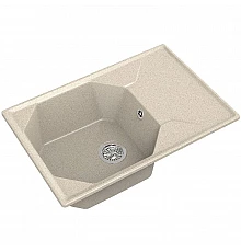Кухонная мойка GranFest Unique GF-U-740L Бежевая