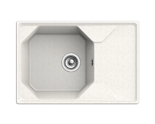 Приобрести Кухонная мойка GranFest Unique GF-U-740L Белая в магазине сантехники Santeh-Crystal.ru