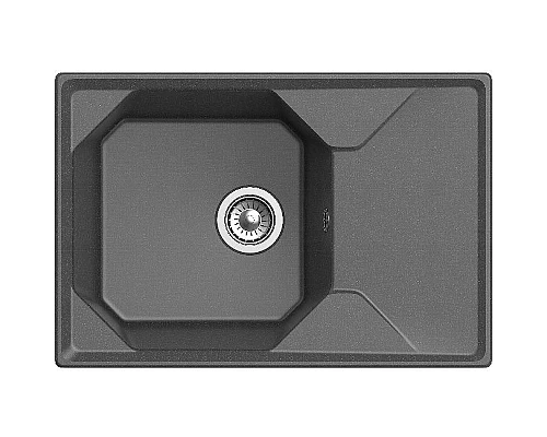 Купить Кухонная мойка GranFest Unique GF-U-740L Графит в магазине сантехники Santeh-Crystal.ru