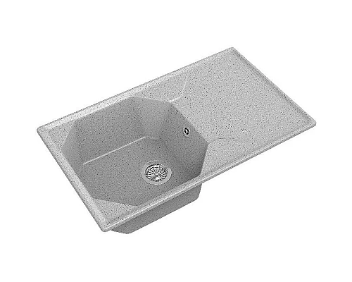 Приобрести Кухонная мойка GranFest Unique GF-U-840L Серая в магазине сантехники Santeh-Crystal.ru