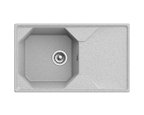 Приобрести Кухонная мойка GranFest Unique GF-U-840L Серая в магазине сантехники Santeh-Crystal.ru