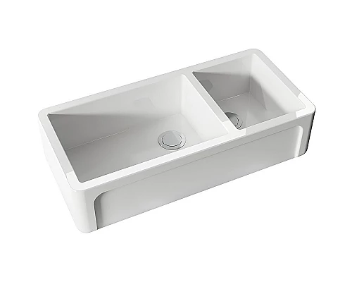 Приобрести Кухонная мойка Kerasan Hannah Oxfordshire 100 543001 Белая в магазине сантехники Santeh-Crystal.ru