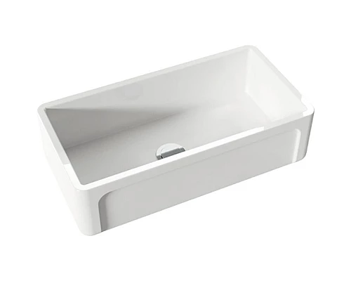 Приобрести Кухонная мойка Kerasan Hannah Yorkshire 91 542201 Белая в магазине сантехники Santeh-Crystal.ru