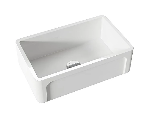 Приобрести Кухонная мойка Kerasan Hannah Yorkshire 76 542101 Белая в магазине сантехники Santeh-Crystal.ru