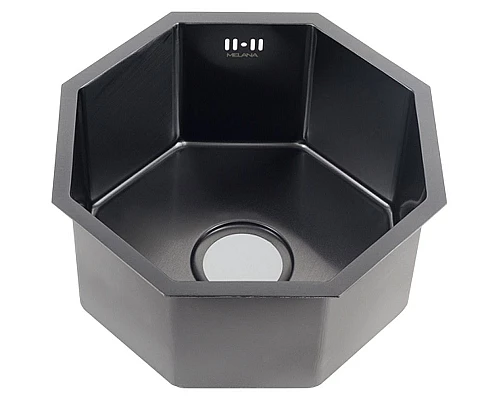 Заказать Кухонная мойка Melana Profline Octavia D400B Графит в магазине сантехники Santeh-Crystal.ru