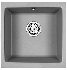 Кухонная мойка Paulmark Brilon 45 PM104546-GRM Серый металлик