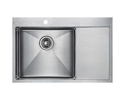 Купить Кухонная мойка Paulmark Elde 78 PM807851-BSL Брашированная сталь в магазине сантехники Santeh-Crystal.ru