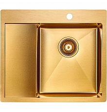 Кухонная мойка Paulmark Flank 59 PM225951-BGR Брашированное золото