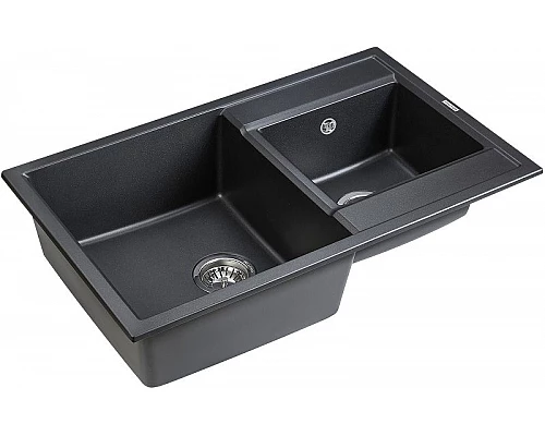 Купить Кухонная мойка Paulmark Tandem 82 PM238250-DG Графит в магазине сантехники Santeh-Crystal.ru