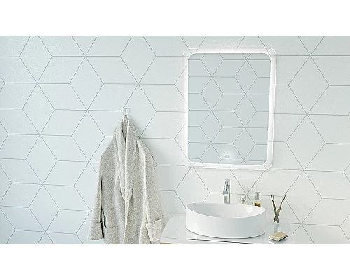 Заказать Зеркало 1MarKa Amour 60 Ц0000007710 с подсветкой с сенсорным выключателем в магазине сантехники Santeh-Crystal.ru