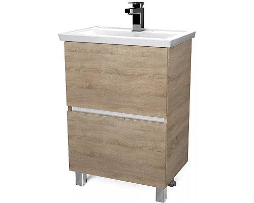 Заказать Тумба под раковину 1MarKa Aris 70 У76061 Дуб сонома в магазине сантехники Santeh-Crystal.ru