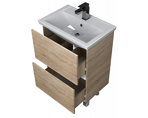 Заказать Тумба под раковину 1MarKa Aris 70 У76061 Дуб сонома в магазине сантехники Santeh-Crystal.ru
